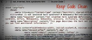 Not Invented Here Syndrome for Webmasters and Developers