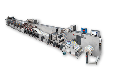 Omet XFlex press with Offset Sleeve Units